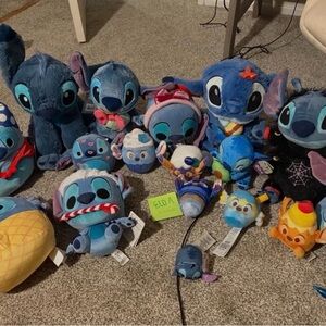 Stitch Plush Toy Set - Blue